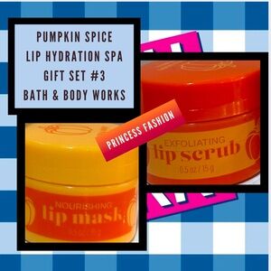 NEW: Pumpkin Spice Lip Care Set Bath & Body Works #3